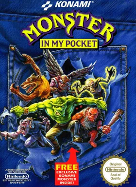 Monster in My Pocket (Europe) box cover front